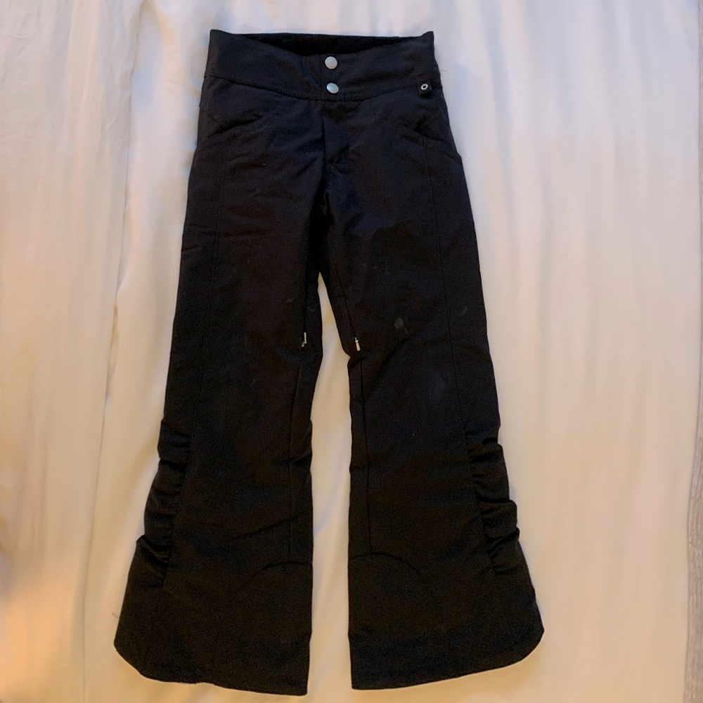 Black Obermeyer Girls Ski Pants